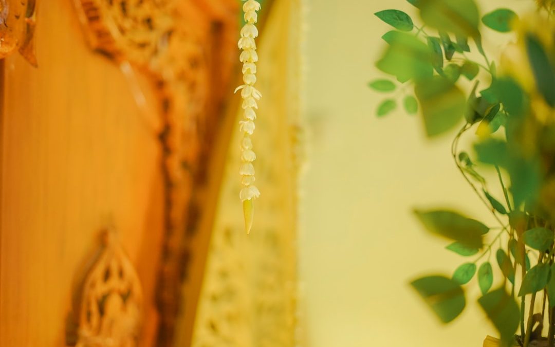 Photo Floral chandelier