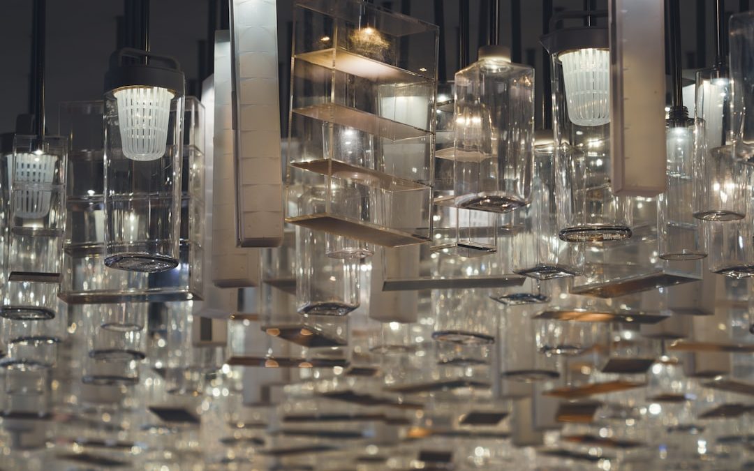 Photo glass pendant lighting