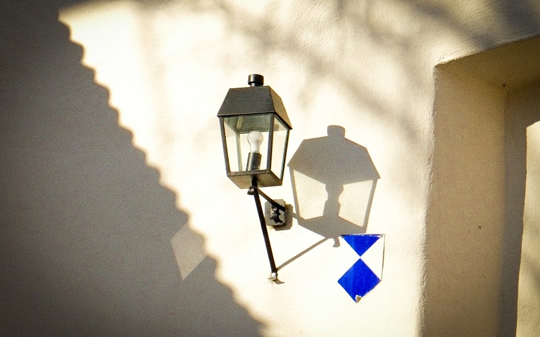 Photo outdoor wall light