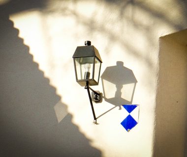 Photo outdoor wall light